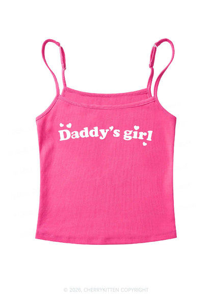Daddys Girl Valentine's Day Y2K Spaghetti Strap Cami Cherrykitten