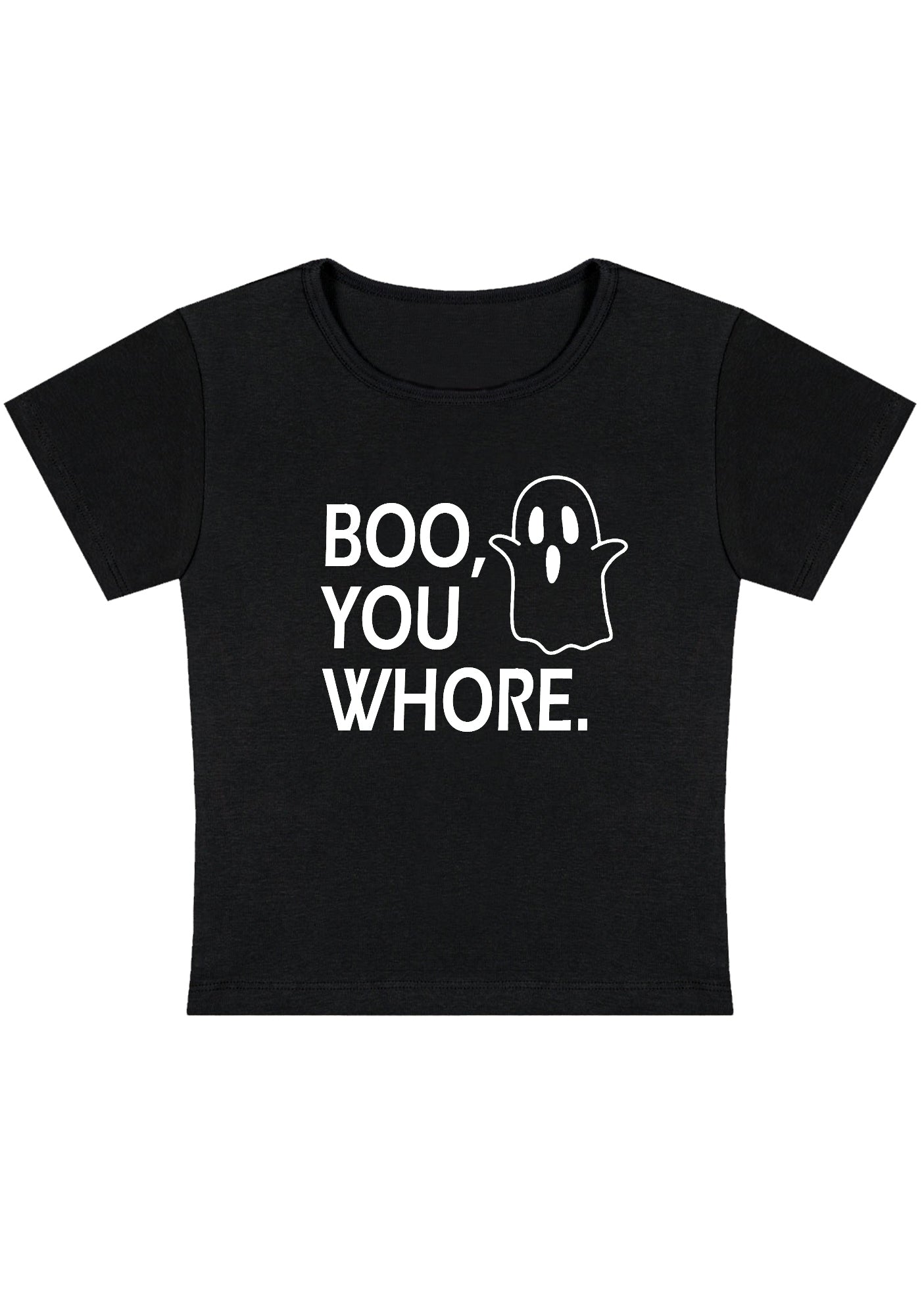 Boo You W Y2k Baby Tee