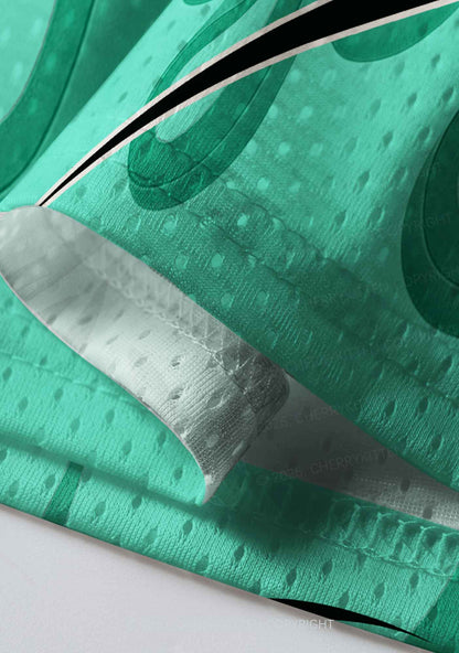 Mint Green Gothic Faggot Pride Y2K Sport Jersey Shirts Cherrykitten