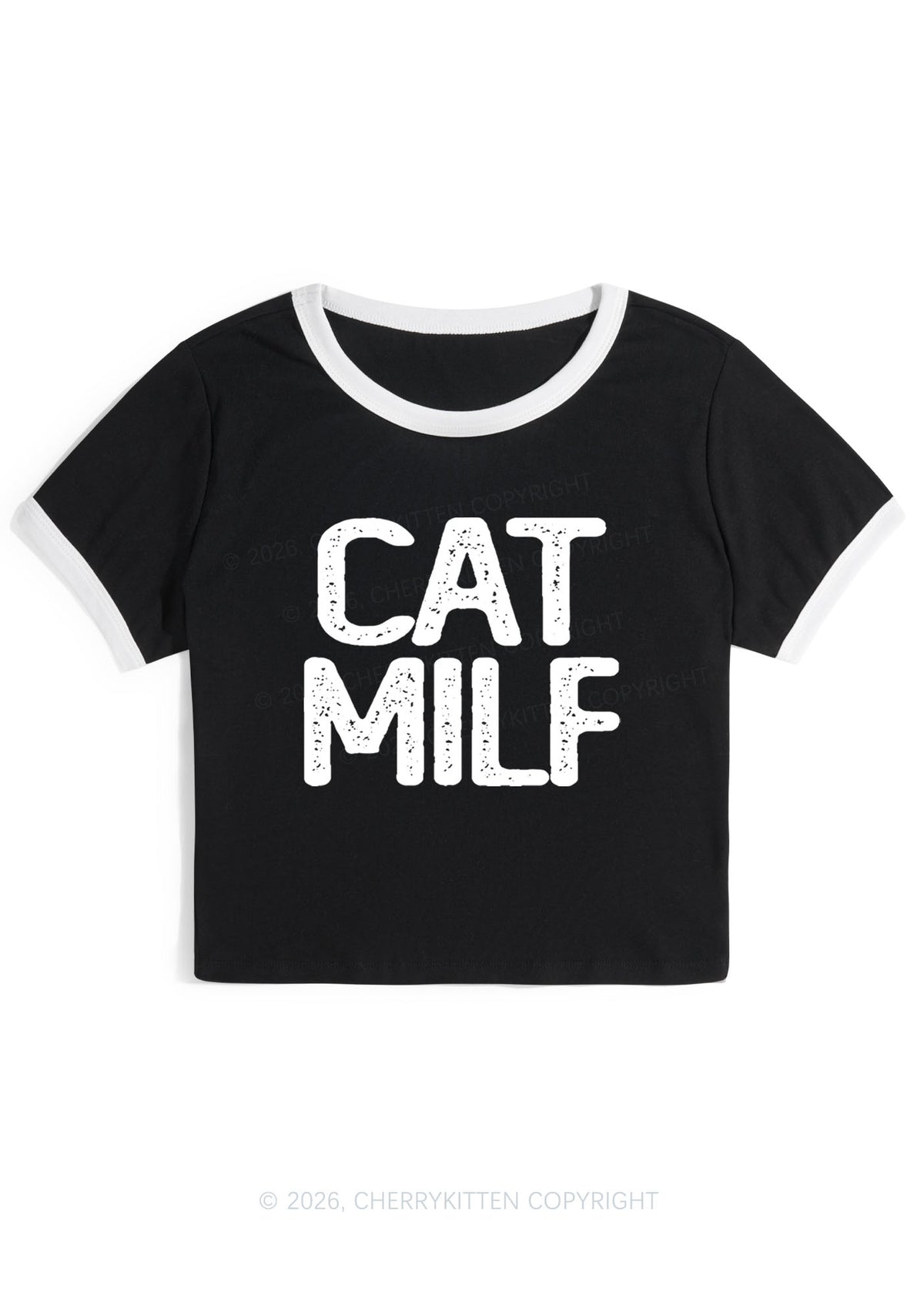 Cat Mxxf Y2K Ringer Tee Cherrykitten