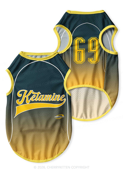 Ketamxxe Y2K Pet Jersey Cherrykitten