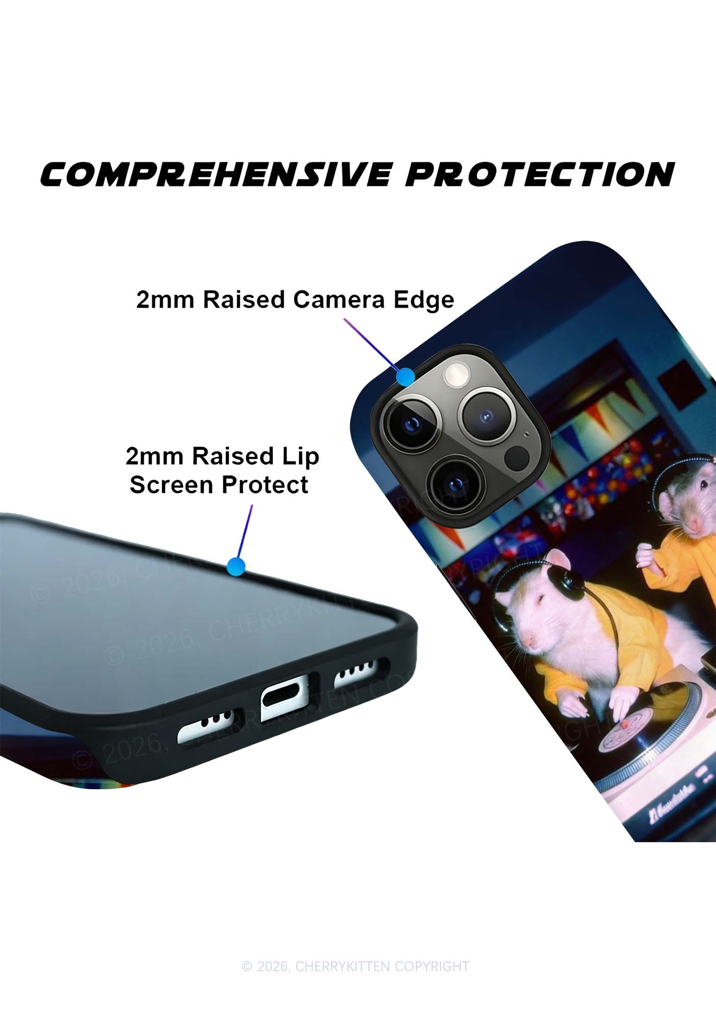DJ Rats Y2K Phone Case Cherrykitten