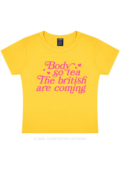 The British Are Coming Y2K Baby Tee Cherrykitten