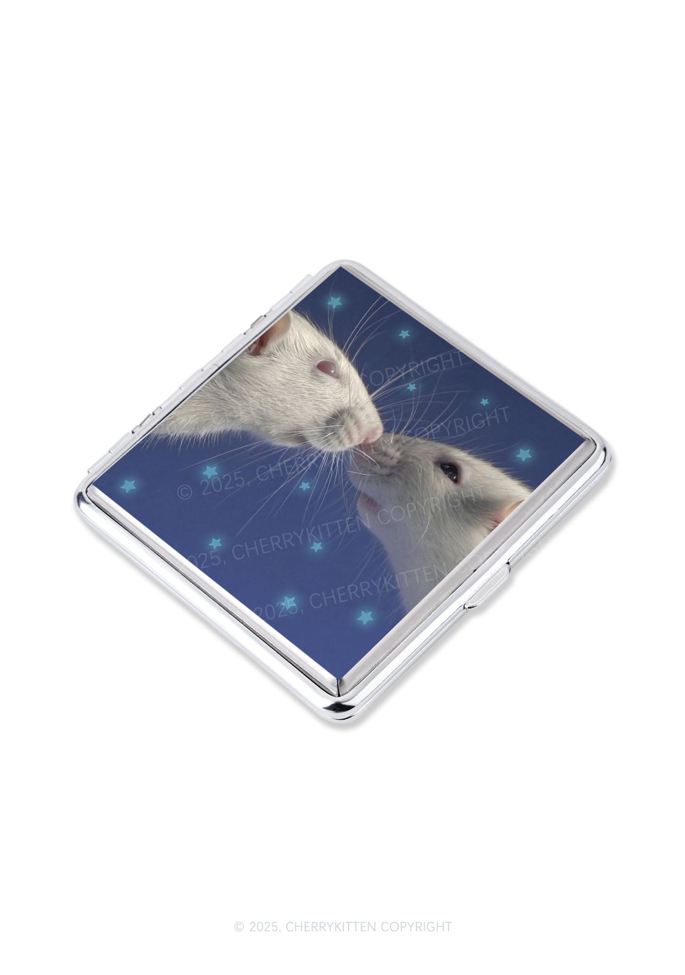 Kissing Rats Y2K Cigarette Case Cherrykitten