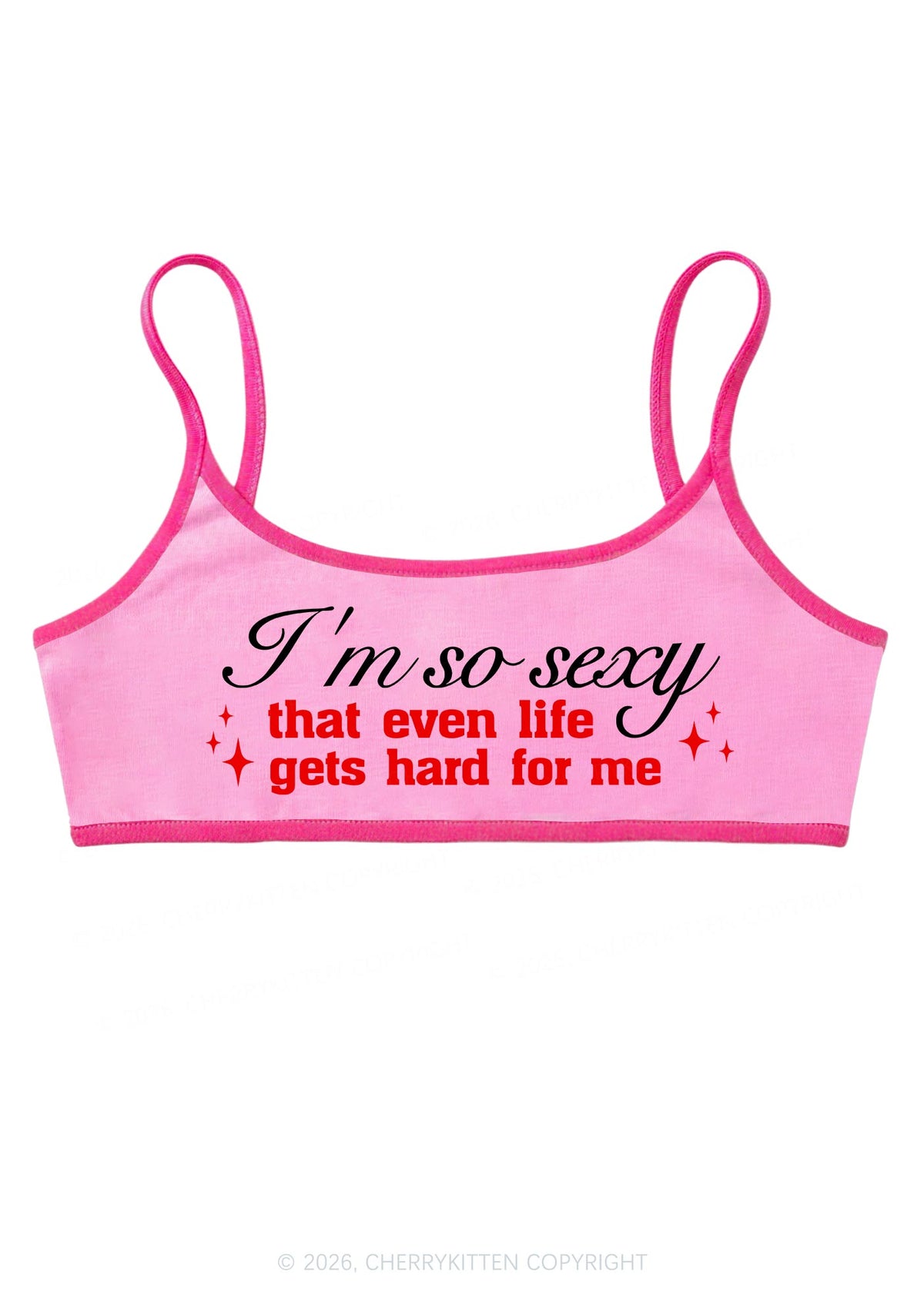 Im So Sexy Y2K Super Crop Cami Cherrykitten