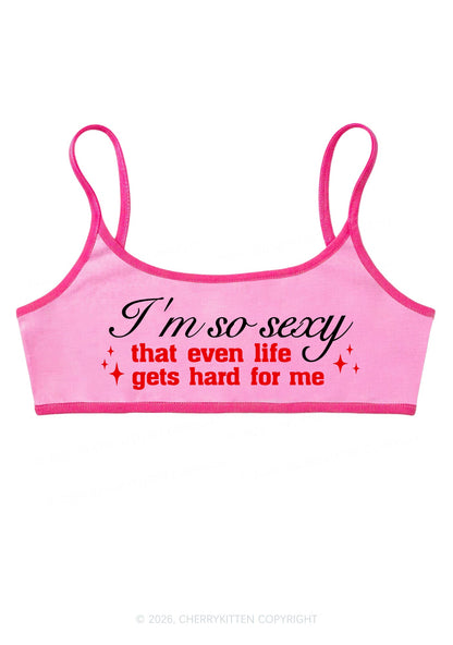 Im So Sexy Y2K Super Crop Cami Cherrykitten