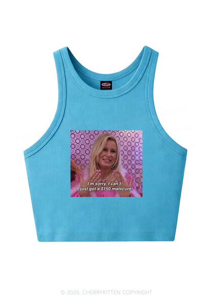 I Just Got Manicure Y2K Crop Tank Top Cherrykitten
