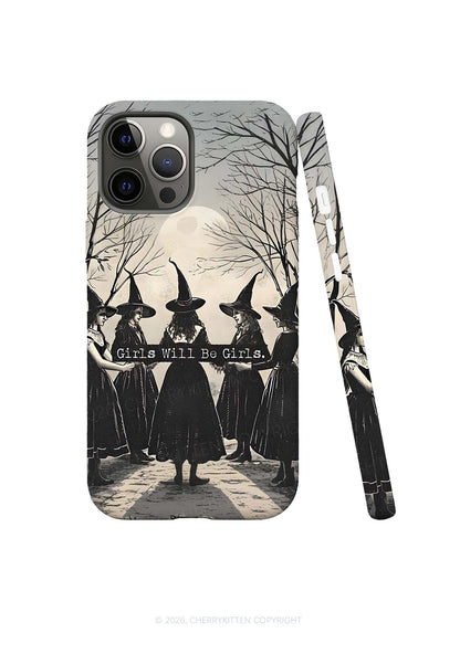 Halloween Girls Will Be Girls Y2K Phone Case Cherrykitten