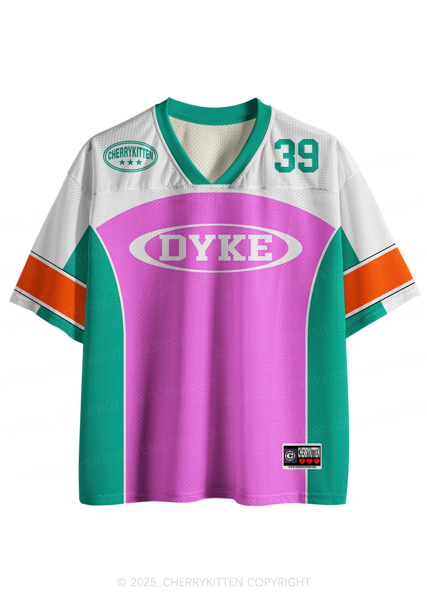 Custom Pink Dyke Pride Y2K Sport Jersey Shirts Cherrykitten