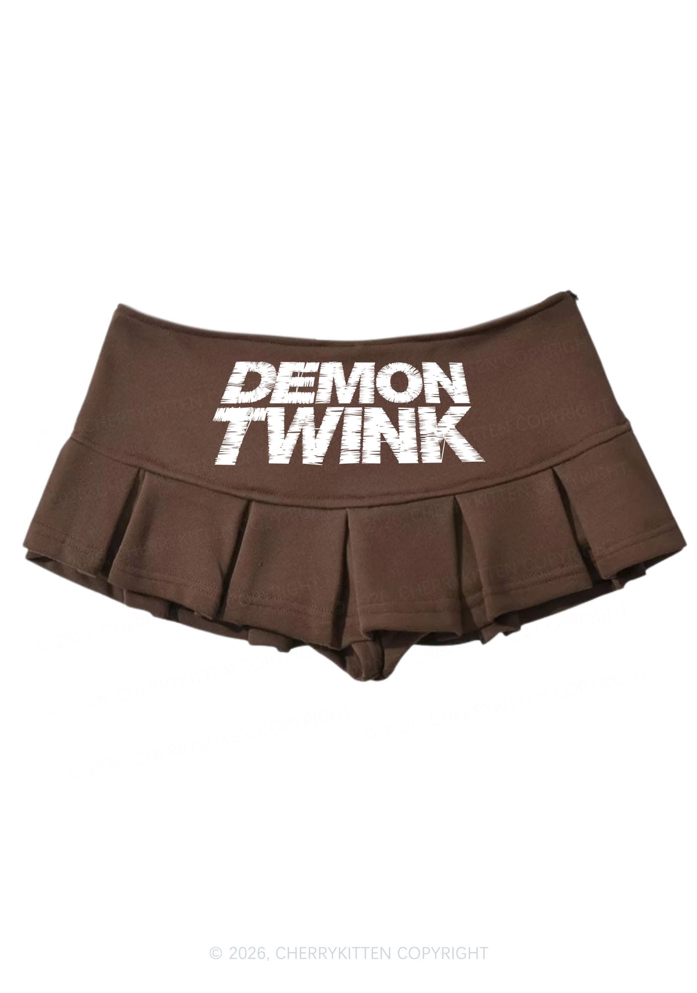Demon Twink Pride Y2K Mini Pleated Skirts Cherrykitten