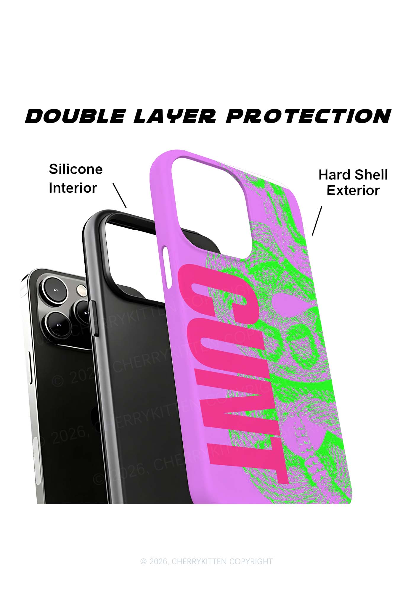 Snake Pink Cxxt Y2K Phone Case Cherrykitten
