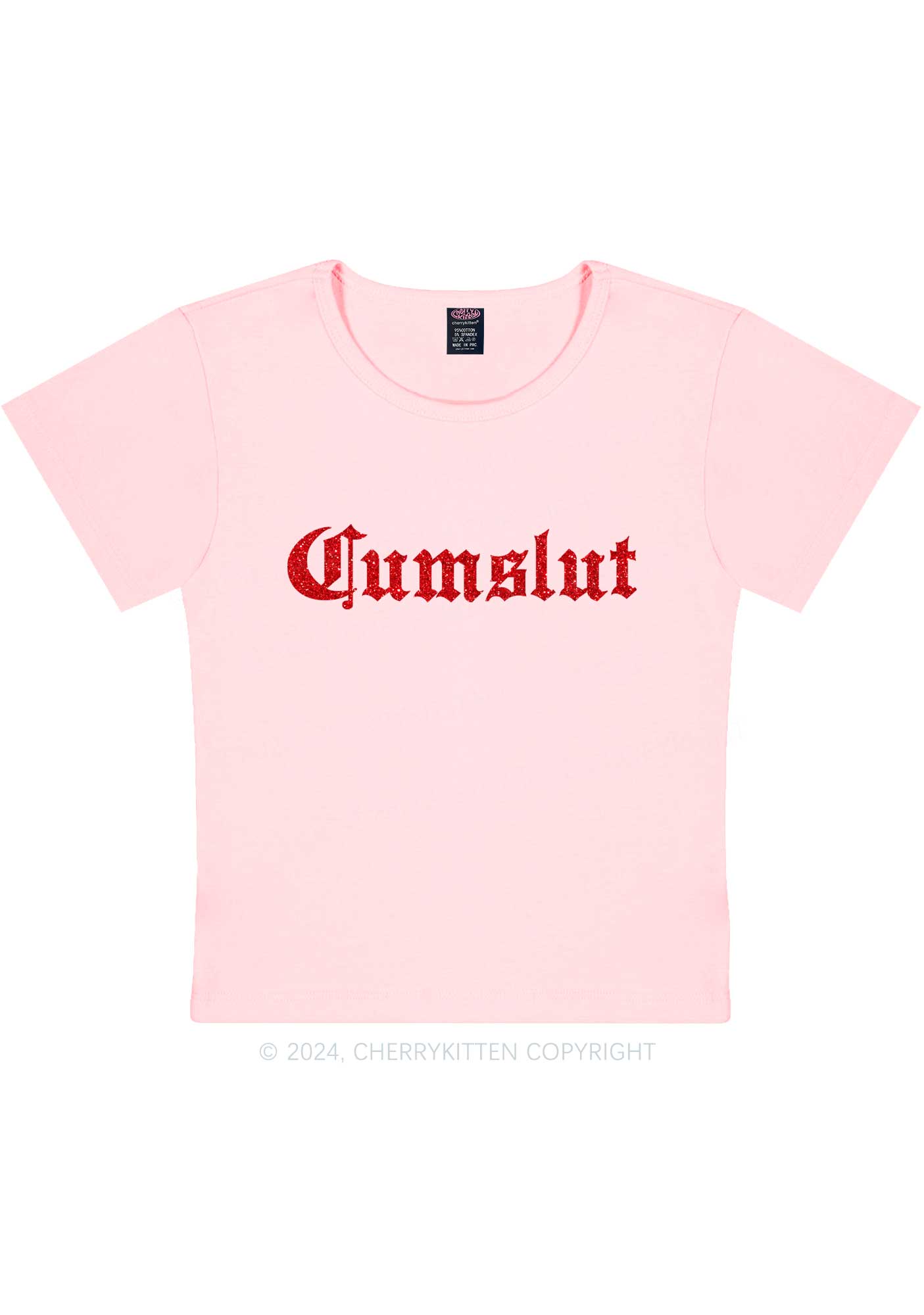 Cxmslxt Y2K Baby Tee Cherrykitten