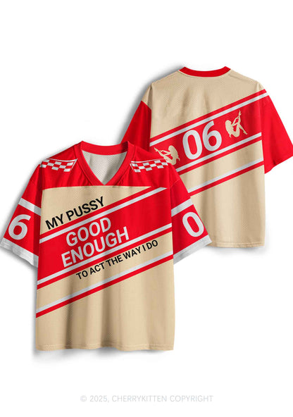 Custom Good Enough To Act Y2K Sport Jersey Shirts Cherrykitten