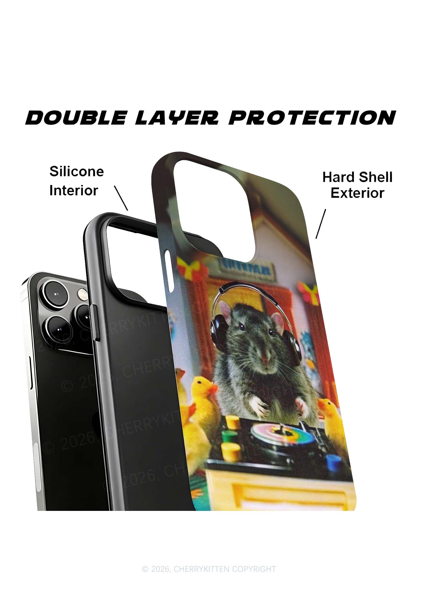 DJ Rat Duck Y2K Phone Case Cherrykitten