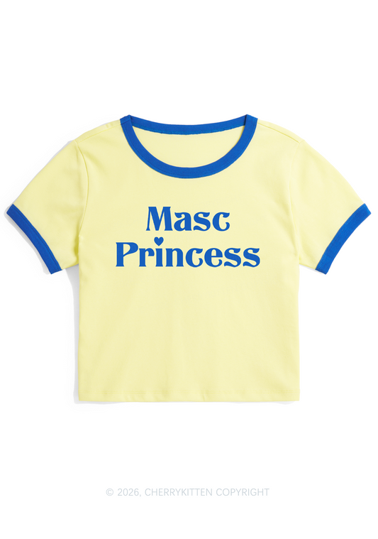 Masc Princess Pride Y2K Ringer Tee Cherrykitten
