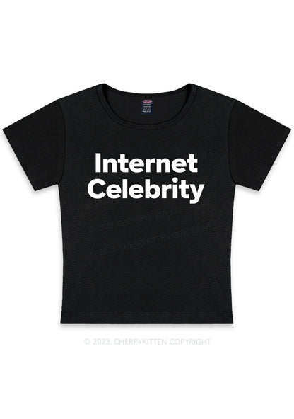 Curvy Internet Celebrity Y2K Baby Tee Cherrykitten
