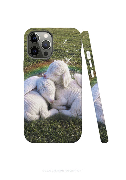 Angel Wings Baby Lambs Y2K Phone Case Cherrykitten