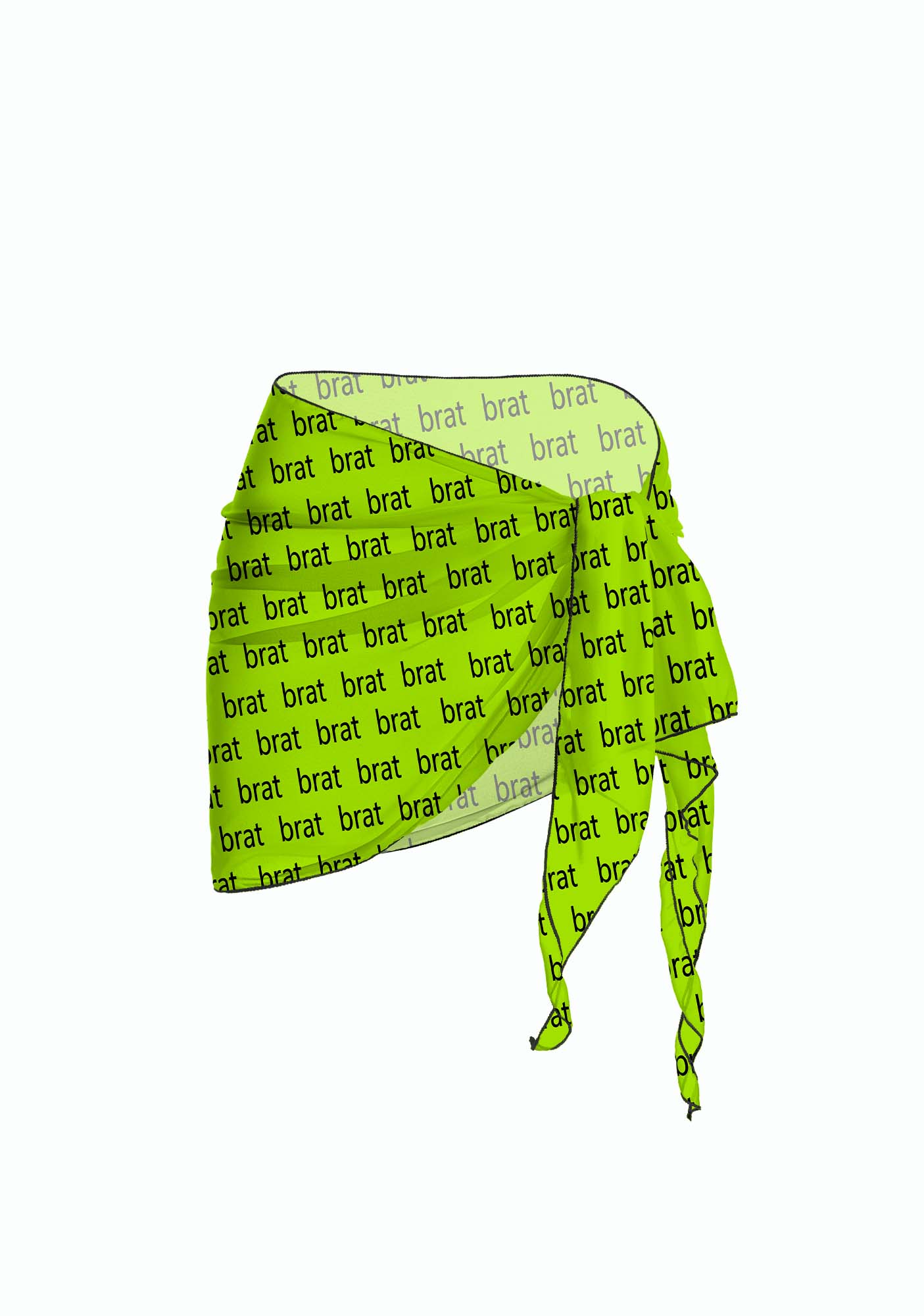 Brat Summer Y2K Print Bikini Set Cherrykitten