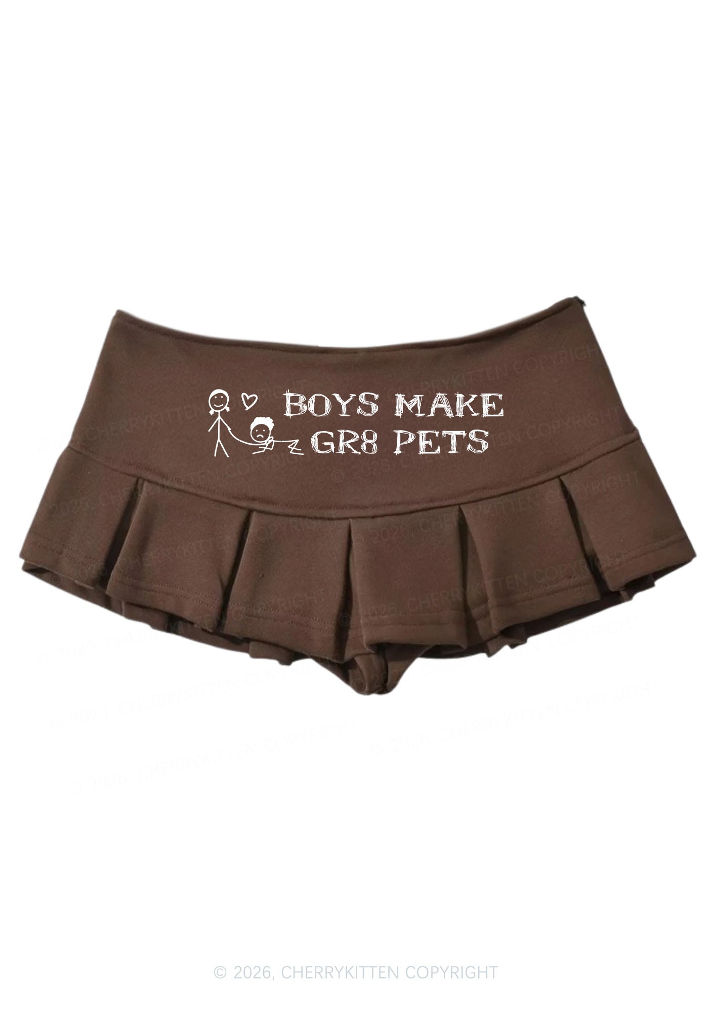 Boys Make Gr8 Pets Y2K Mini Pleated Skirts Cherrykitten