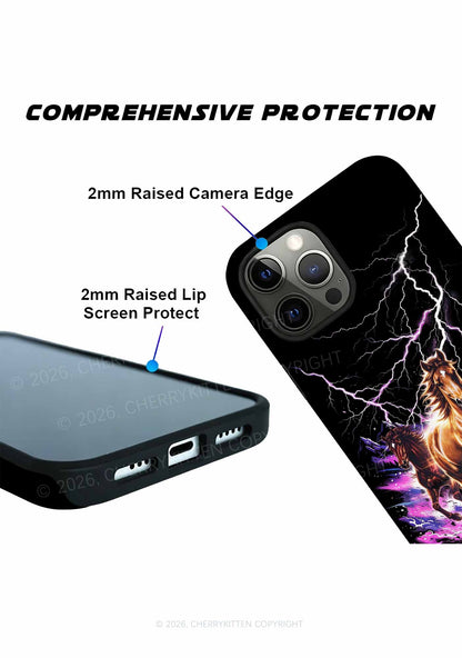 Lightning Running Horses Y2K Phone Case Cherrykitten