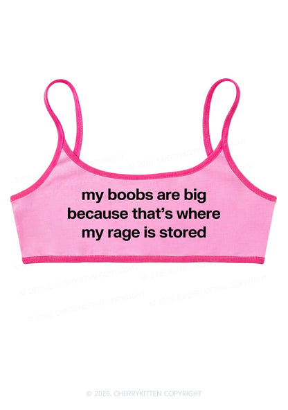 My Bxxbs Stored Rage Y2K Super Crop Cami Cherrykitten