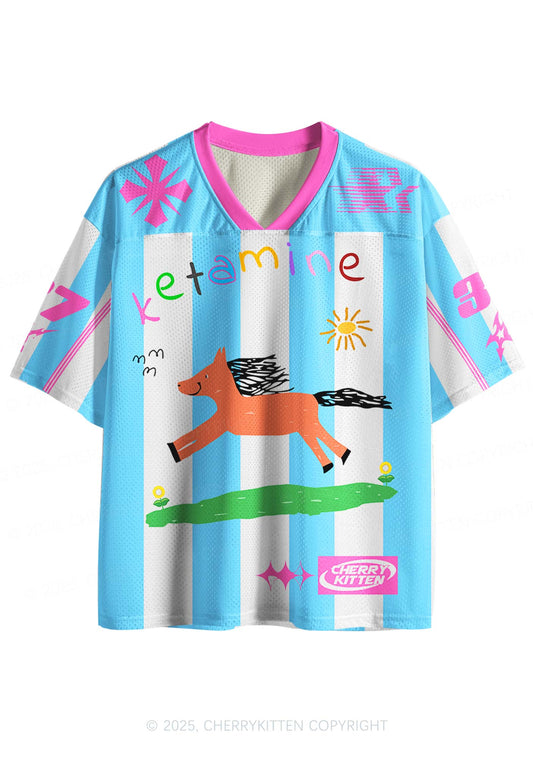Custom Star Orange Pony Y2K Sport Jersey Shirts Cherrykitten