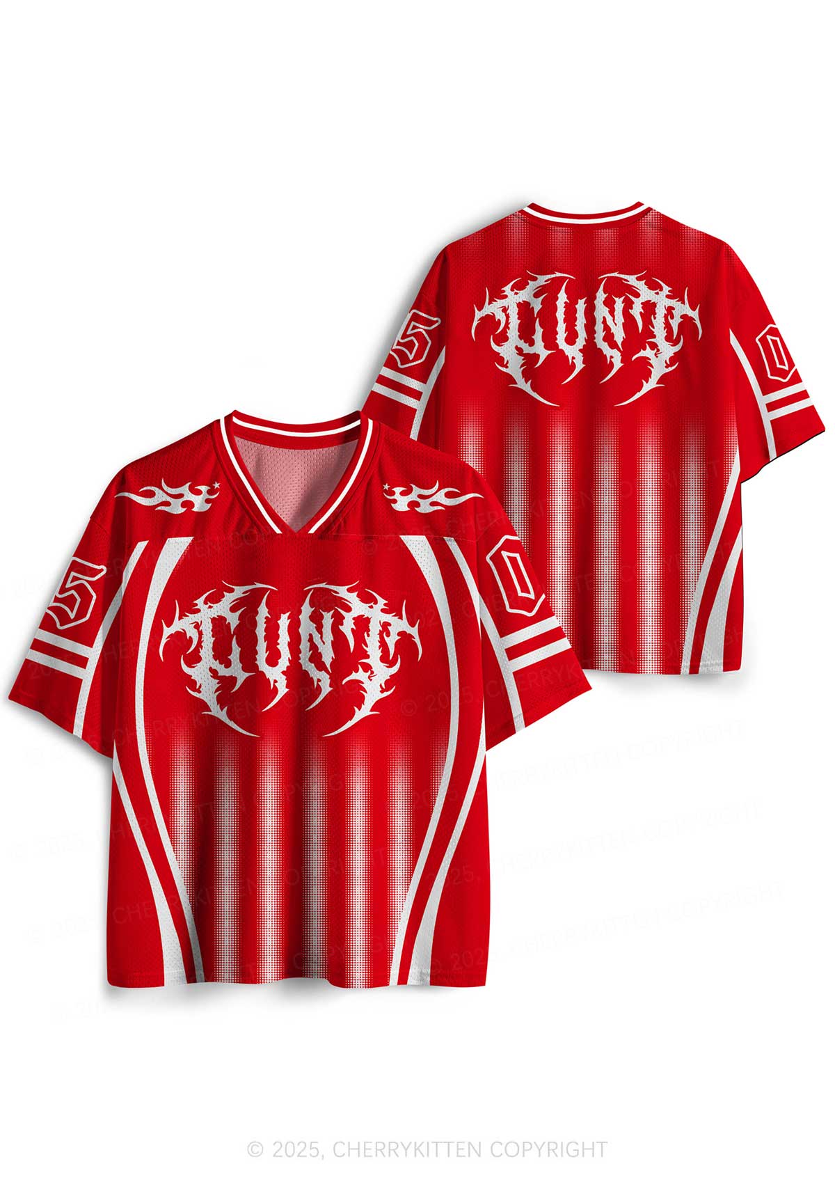 Custom Punk Cxxt Y2K Sport Jersey Shirts Cherrykitten