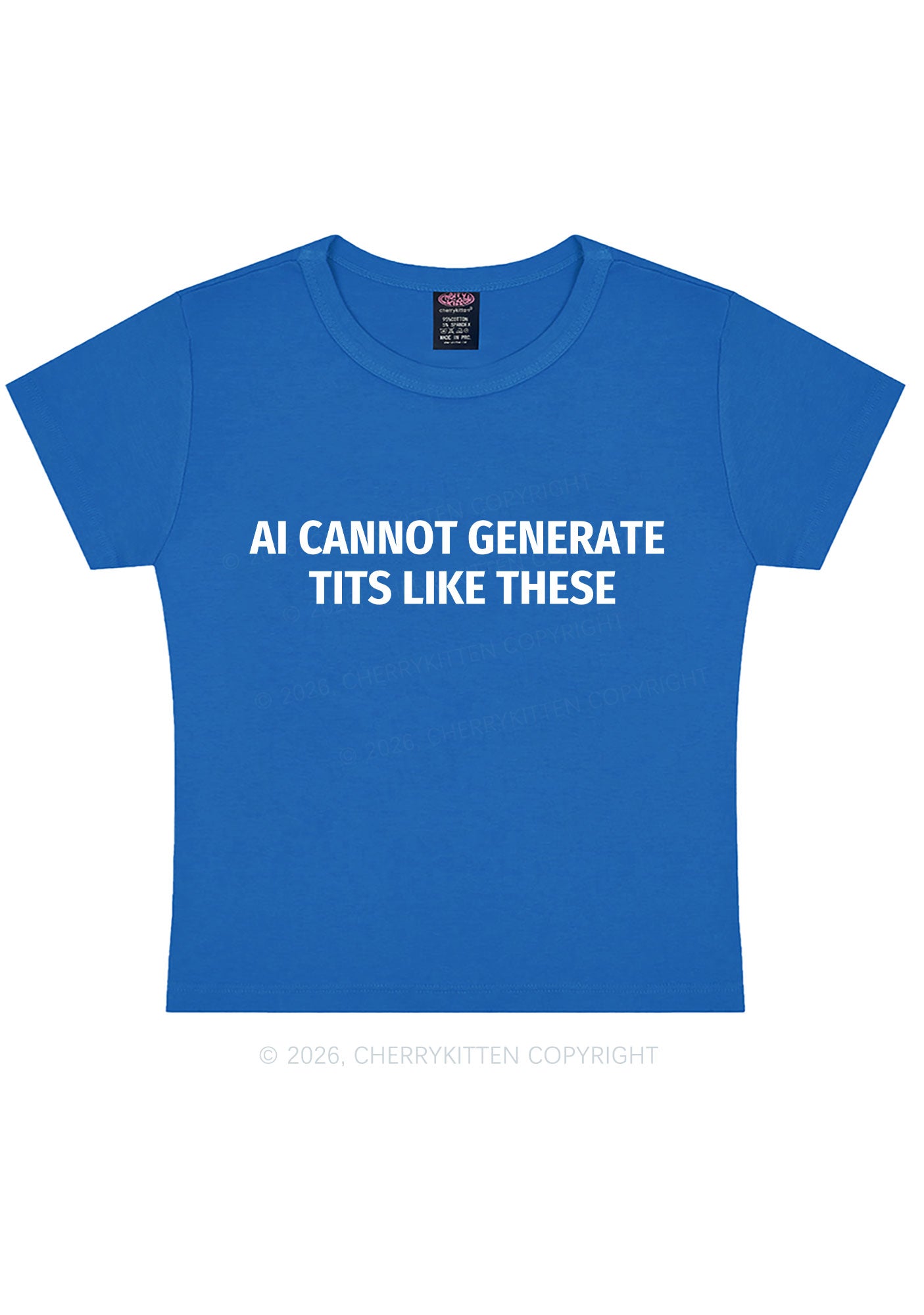 Ai Cannot Generate Txts Y2K Baby Tee Cherrykitten