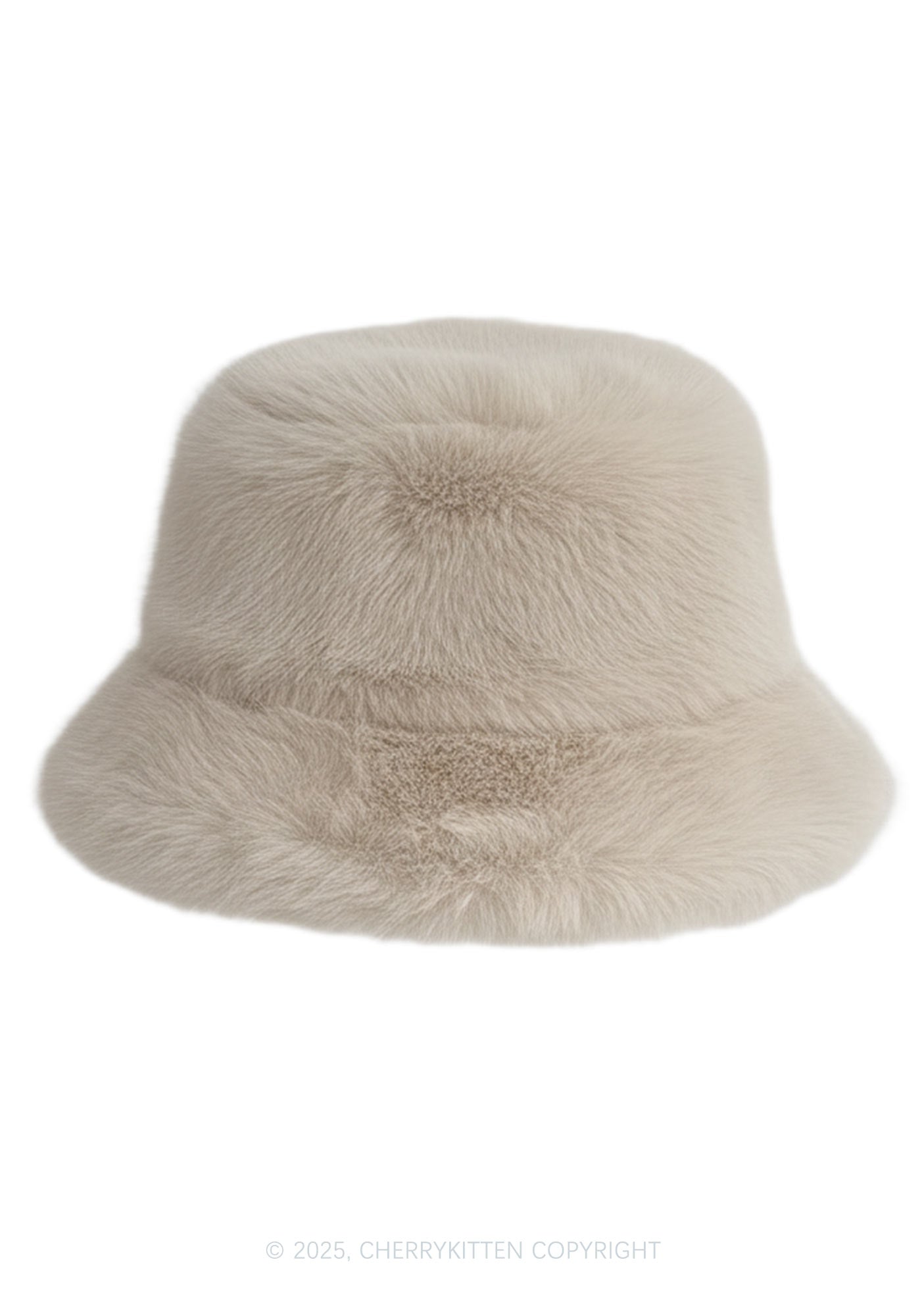 Faux Fur Y2K Bucket Hat Cherrykitten