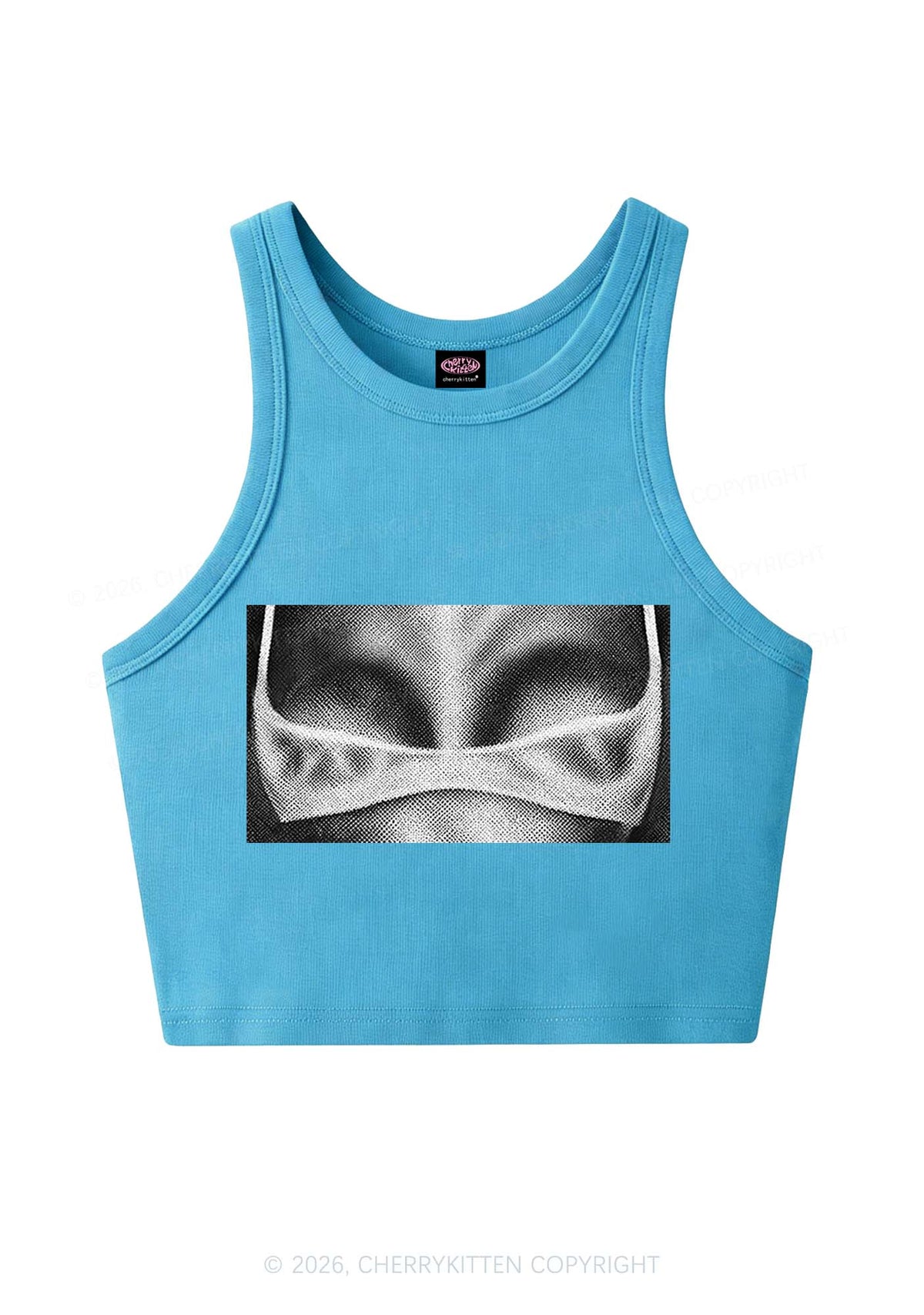 Lingerie Bxxbs Y2K Crop Tank Top Cherrykitten