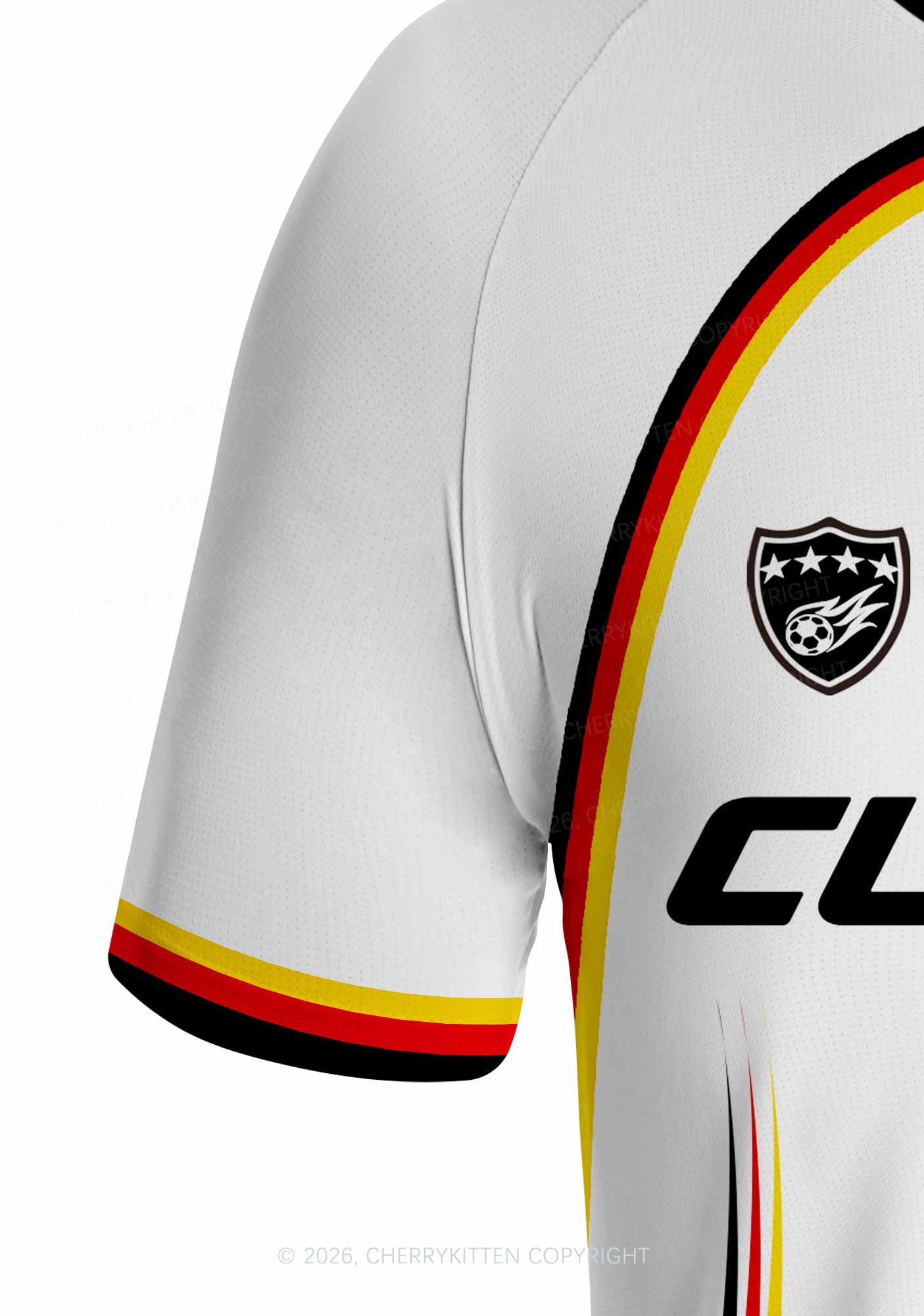 White Custom Text Y2K Football Jersey Shirts Cherrykitten