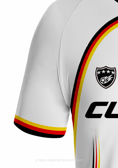 White Custom Text Y2K Football Jersey Shirts Cherrykitten