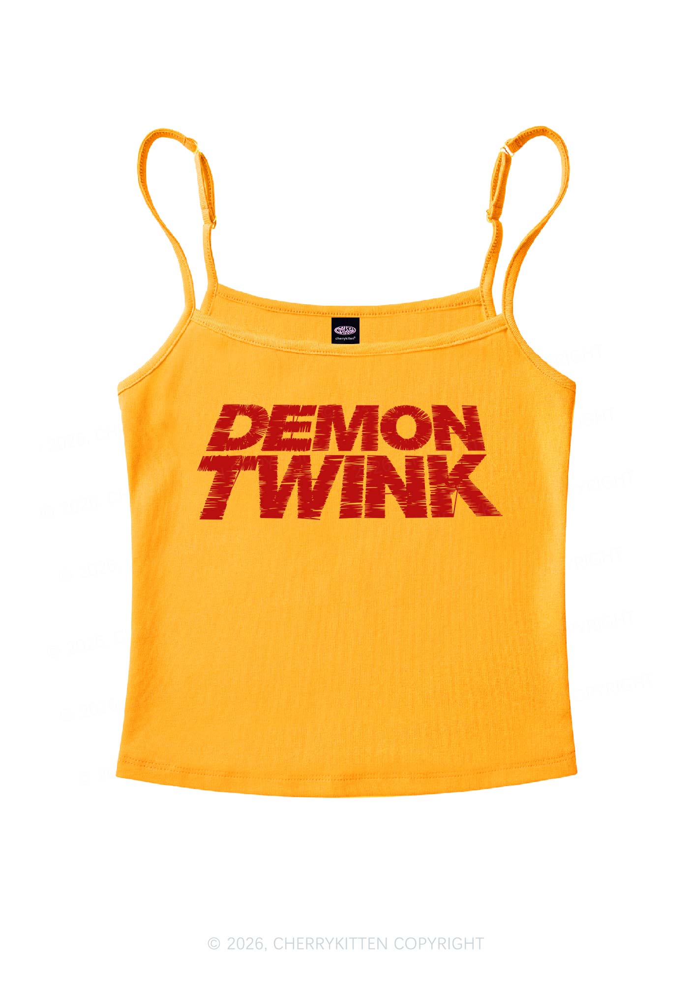 Demon Twink Pride Y2K Spaghetti Strap Cami Cherrykitten