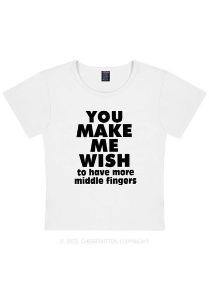 Curvy Have More Middle Fingers Y2K Baby Tee Cherrykitten