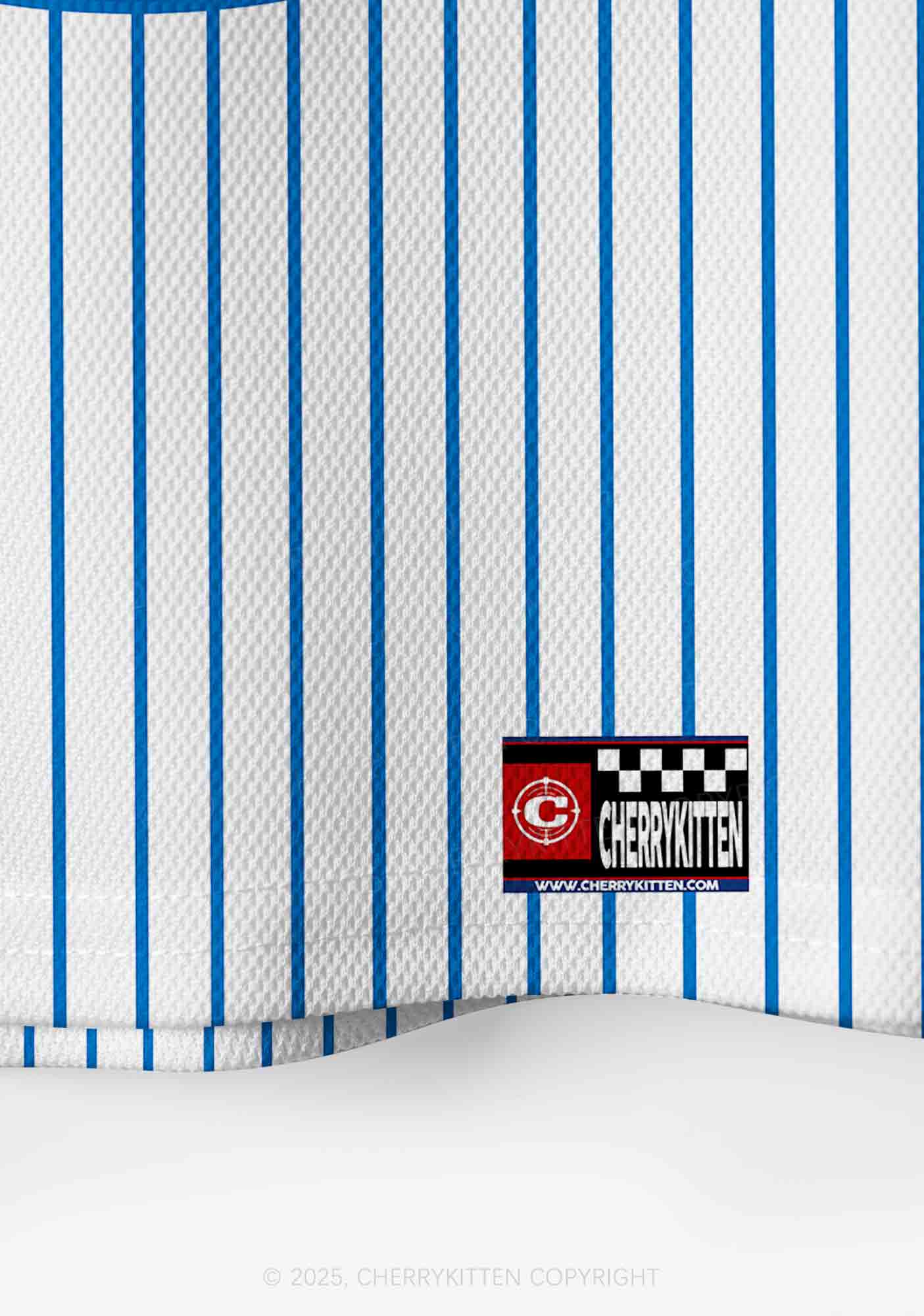 Custom Blue Faggot Pride Y2K Crop Sport Jersey Shirts Cherrykitten