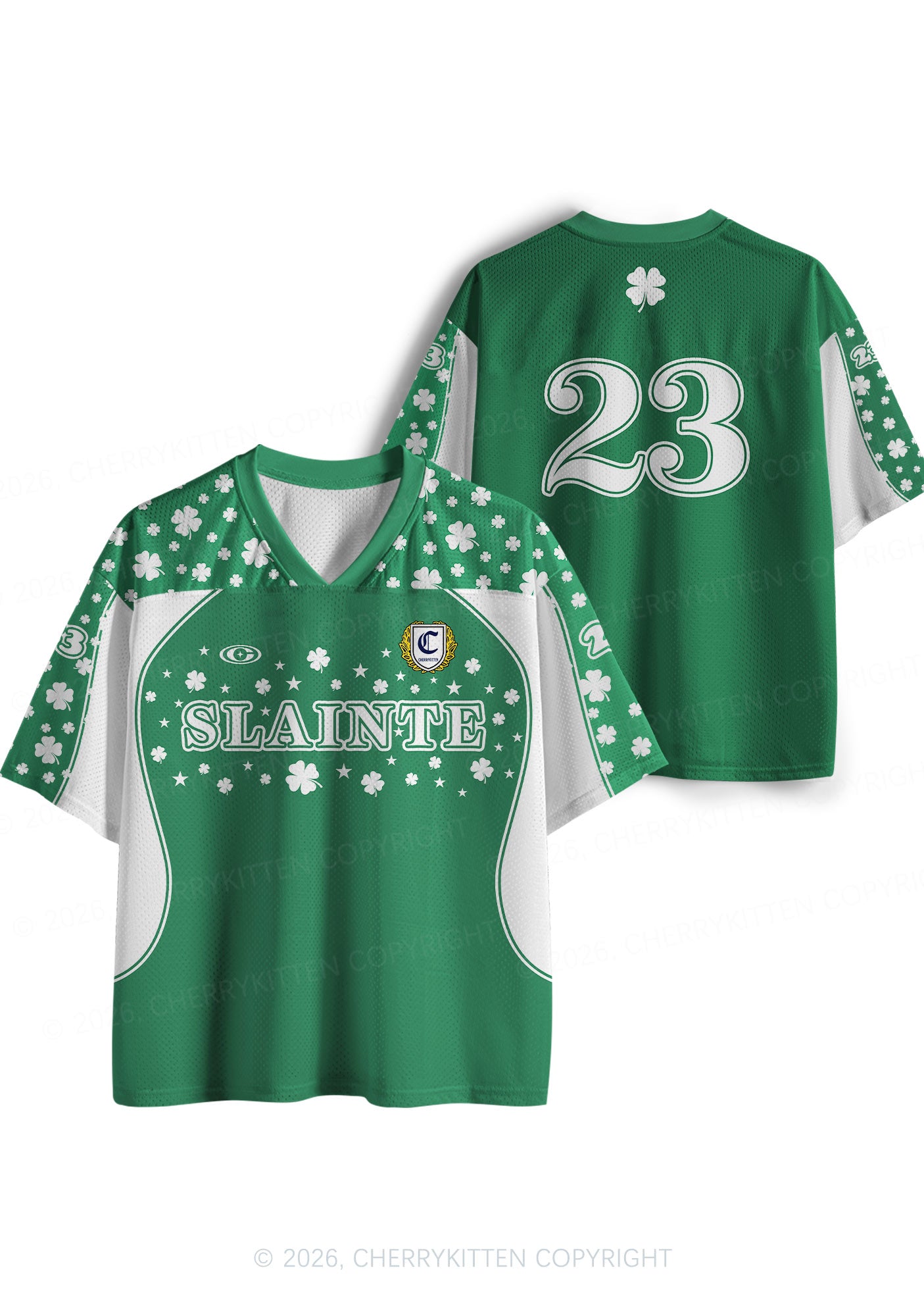 Custom Slainte St Patricks Y2K Sport Jersey Shirts Cherrykitten
