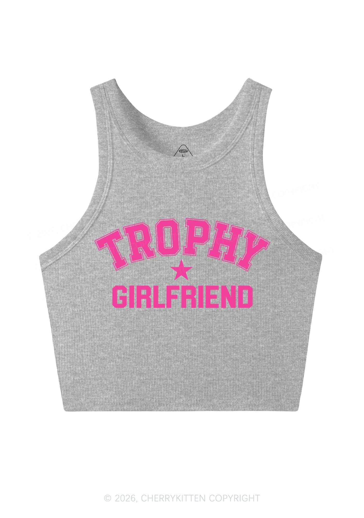 Trophy Girlfriend Y2K Crop Tank Top Cherrykitten