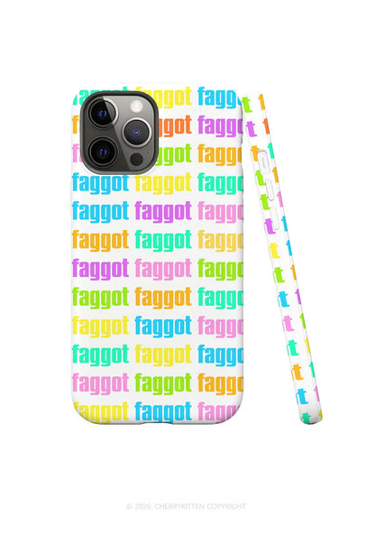 Rainbow Faggot Slogan Pride Y2K Phone Case Cherrykitten