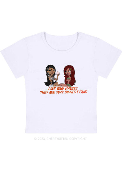 Curvy They Are Your Biggest Fans Y2K Baby Tee Cherrykitten