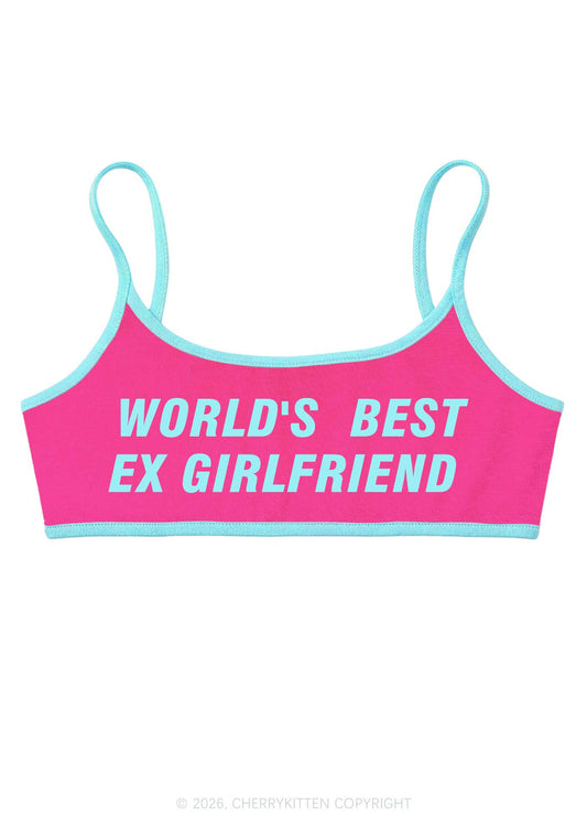 Worlds Best Ex Girlfriend Y2K Super Crop Cami Cherrykitten