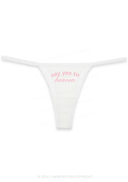 Say Yes To Heaven Y2K Flat String Thong Cherrykitten