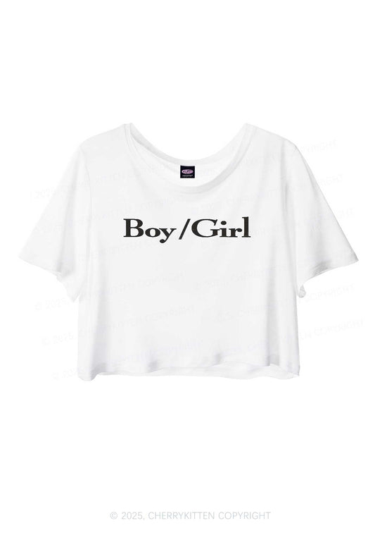 Boy Or Girl Pride Y2K Sheer Crop Tee Cherrykitten