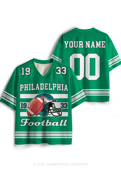 Custom Philadelphia Football Team Super Bowl Y2K Sport Jersey Shirts Cherrykitten