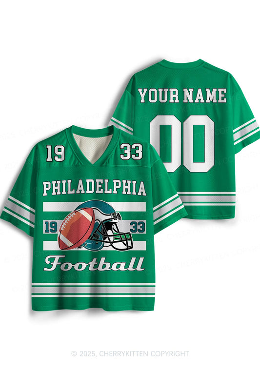 Custom Philadelphia Football Team Super Bowl Y2K Sport Jersey Shirts Cherrykitten