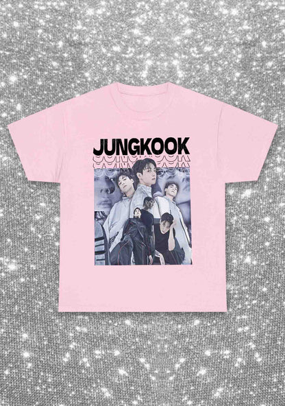 Jungkook Photo Kpop Y2K Chunky Shirt Cherrykitten