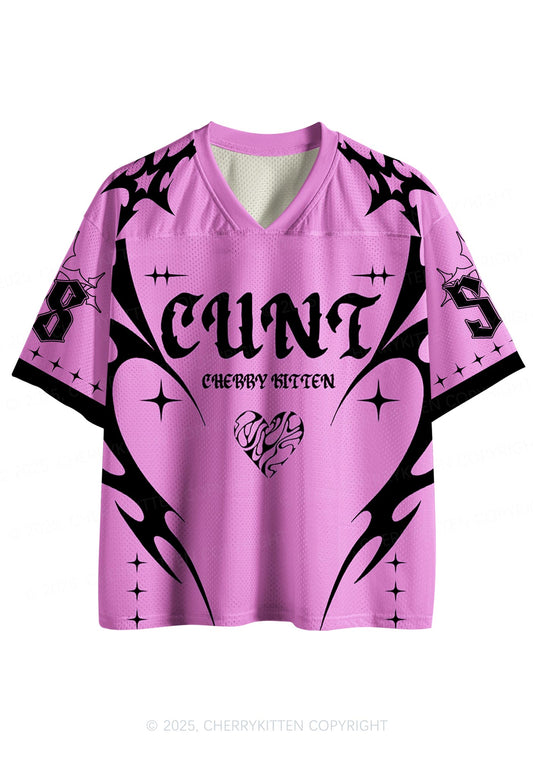 Custom Pink Flame Cxxt Y2K Sport Jersey Shirts Cherrykitten