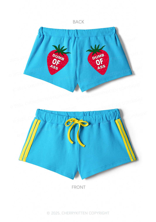 Dumb Of Axx Y2K Drawstring Mini Shorts Cherrykitten