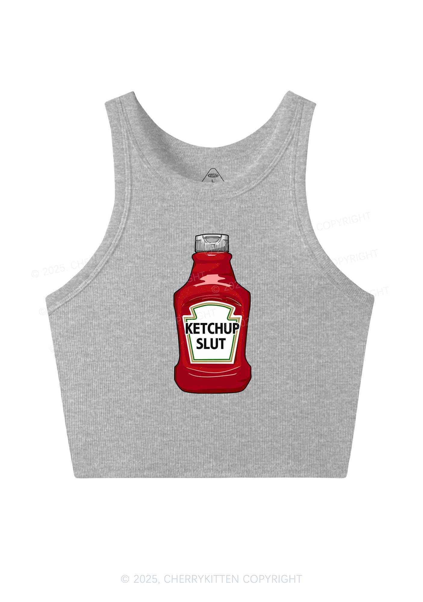 Ketchup Slxt Y2K Crop Tank Top Cherrykitten