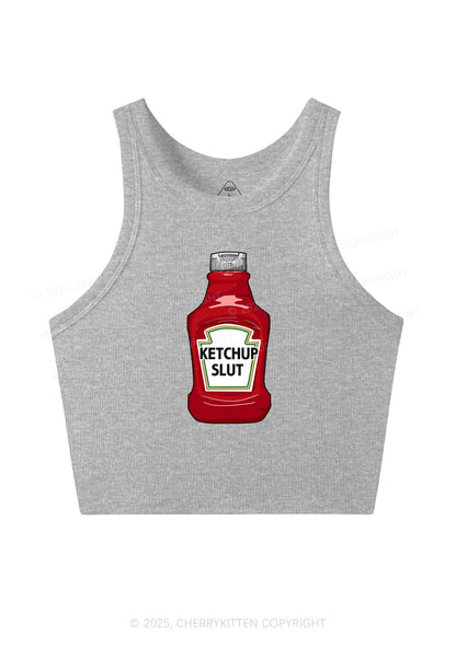 Ketchup Slxt Y2K Crop Tank Top Cherrykitten