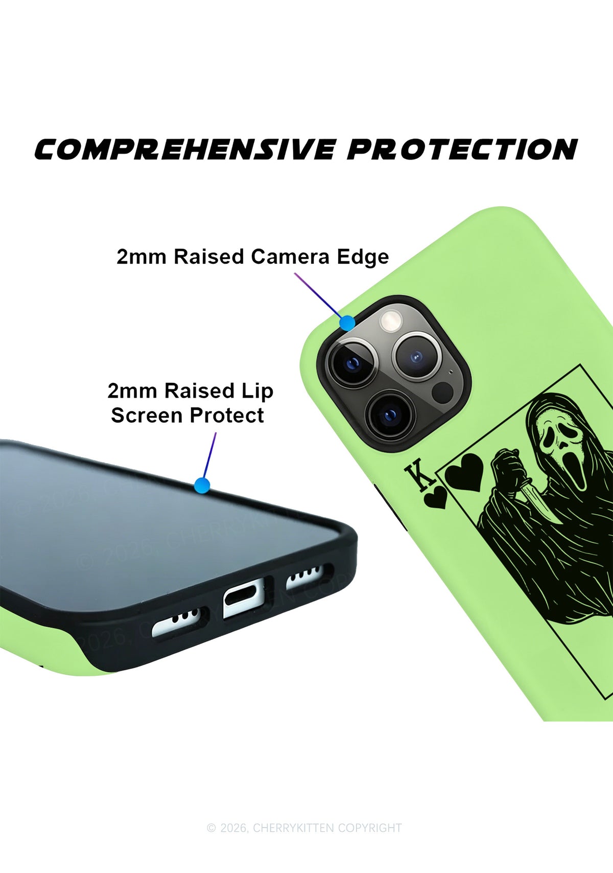 Halloween Knife Ghost Y2K Phone Case Cherrykitten